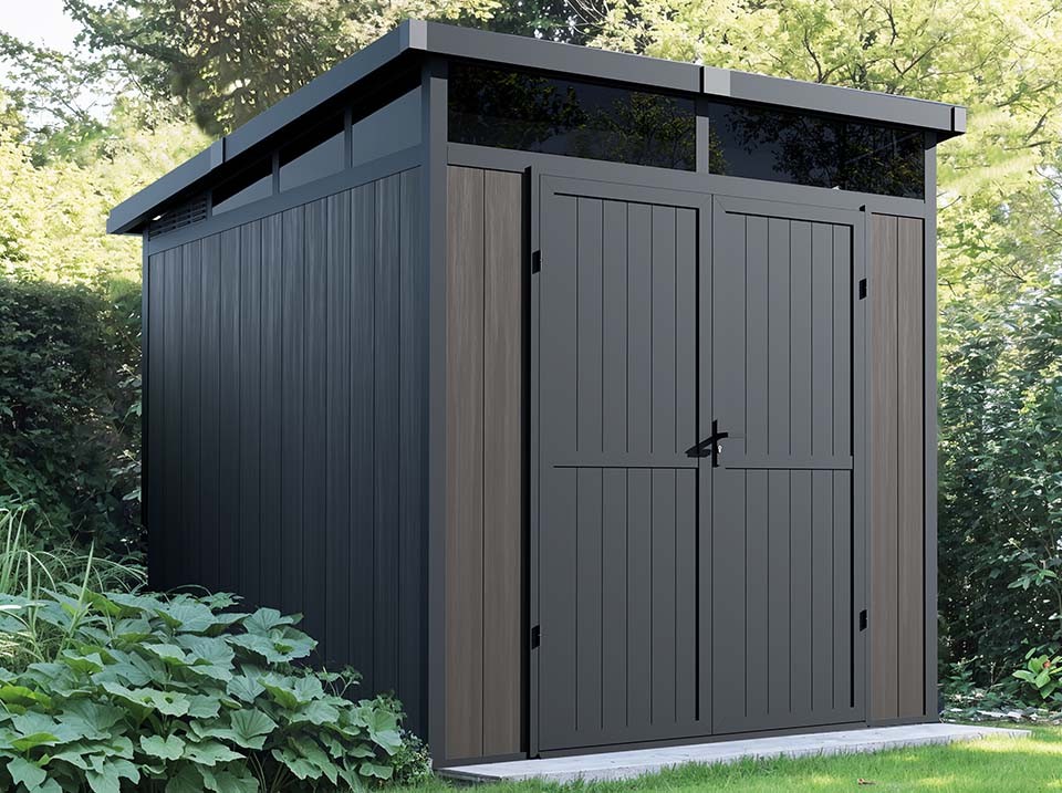 Abri de jardin sur mesure pour rangement.